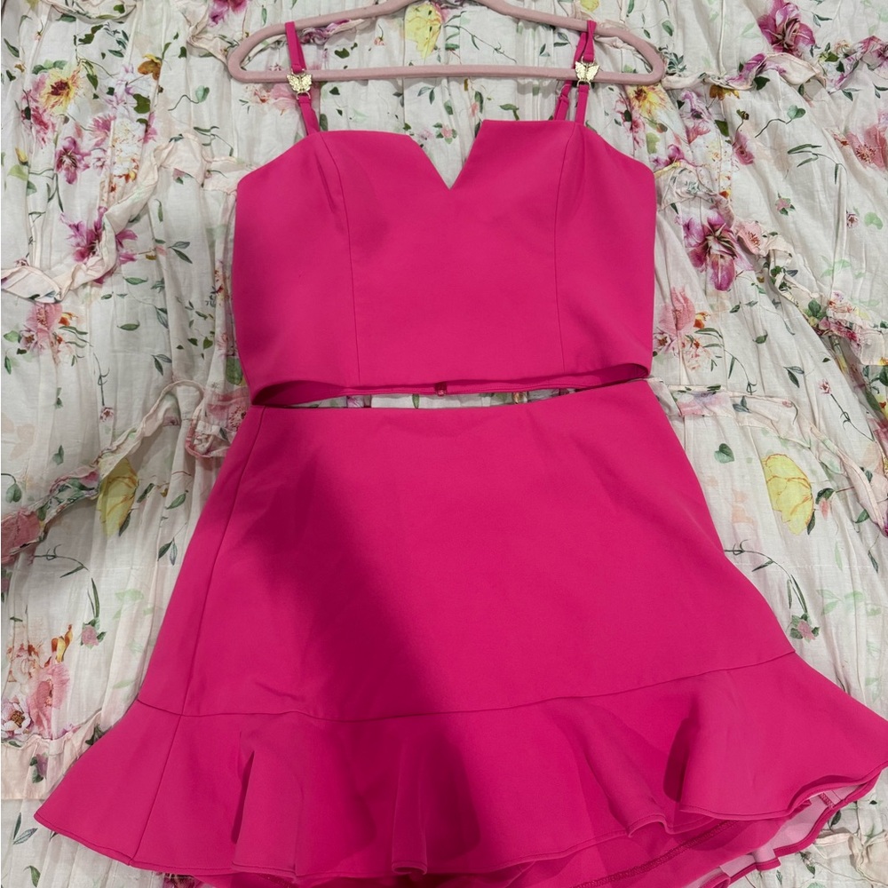 Amanda Uprichard Fuchsia Kids Dress